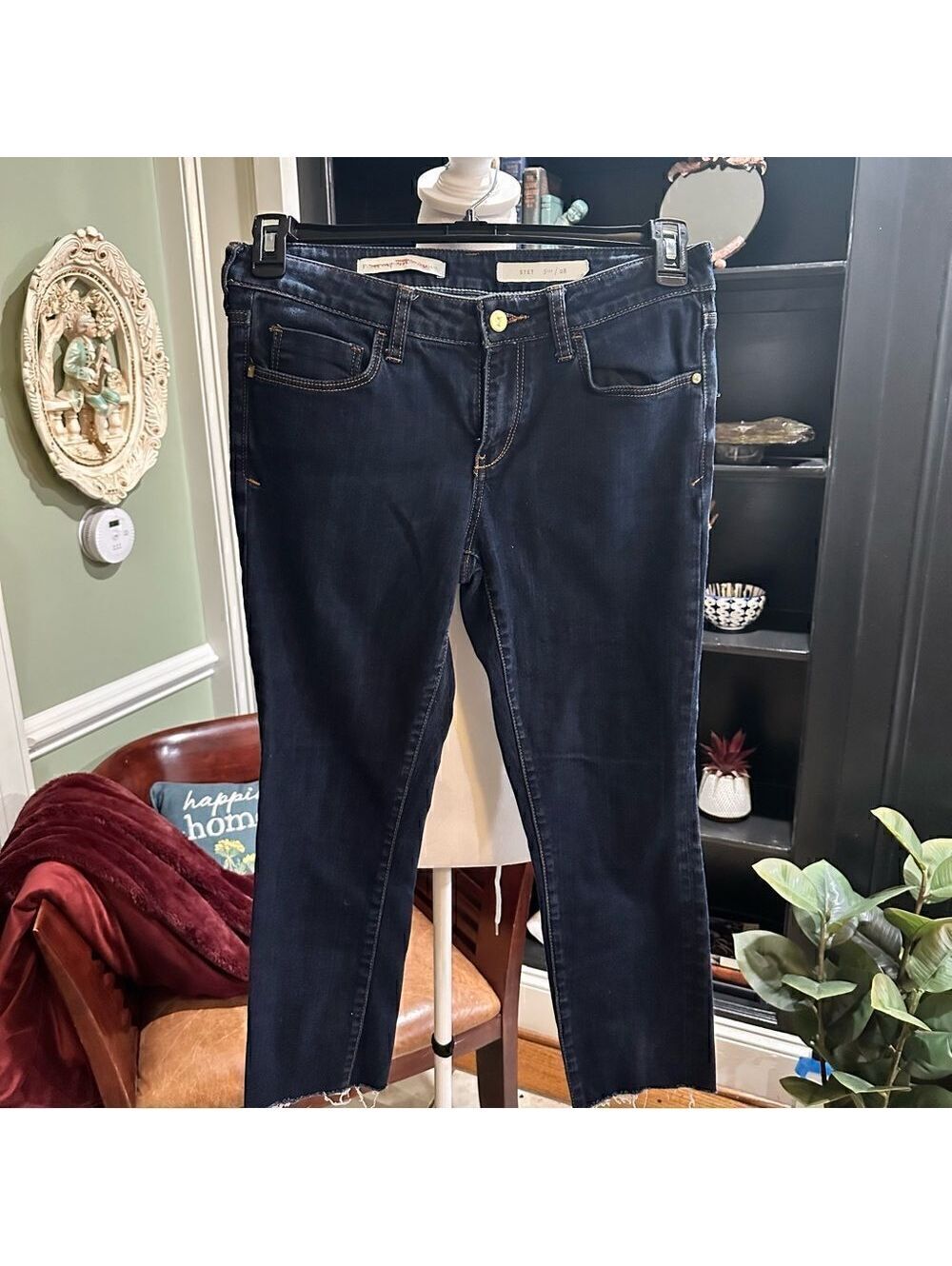 Anthropologies Pilcro and the Letterpress Straight Leg Jeans Size 28